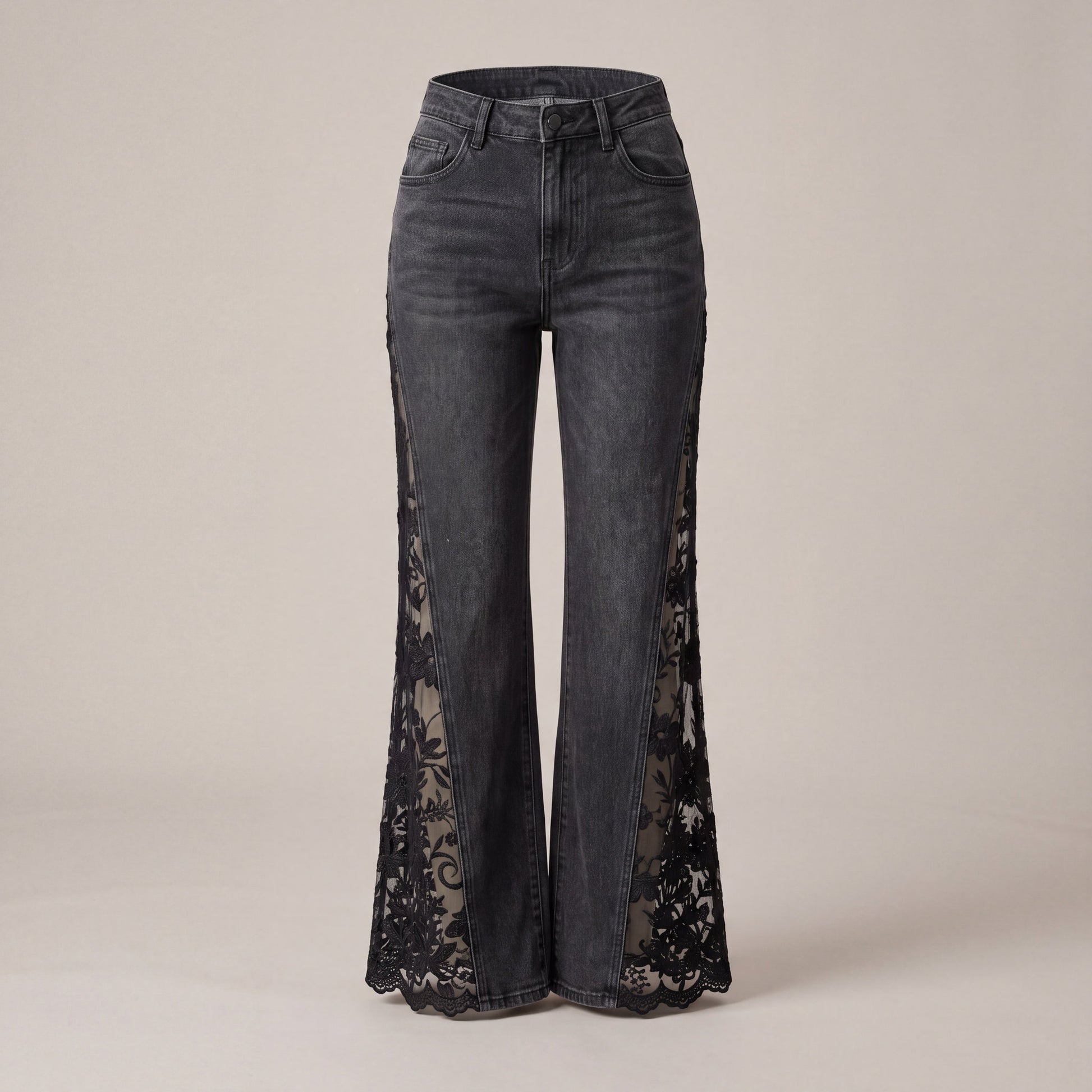 Midnight Lace Jeans front view